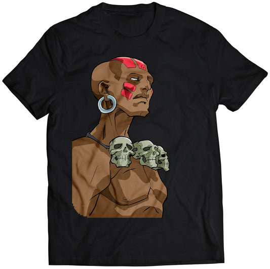 Dhalsim Alpha 3 Portrait Premium Unisex T-shirt (Vectorized Design)