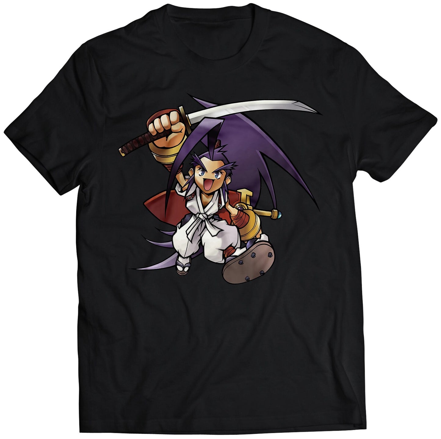 Brave Samurai Premium Unisex T-shirt V2 (Vectorized Design)
