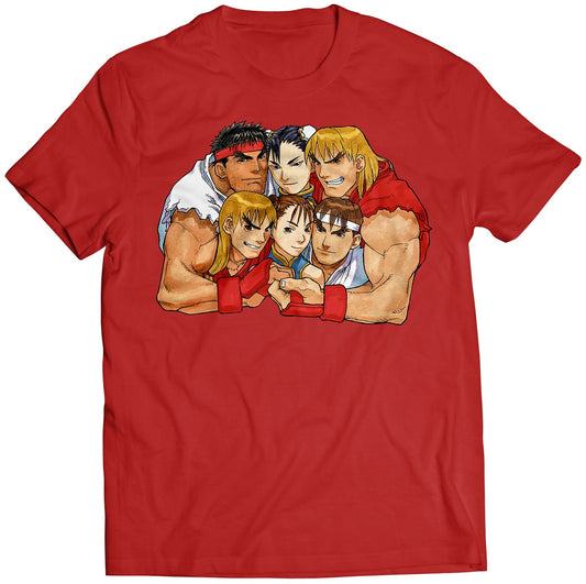 Ryu Ken Chun Li Kids Premium Unisex T-shirt (Vectorized Design)