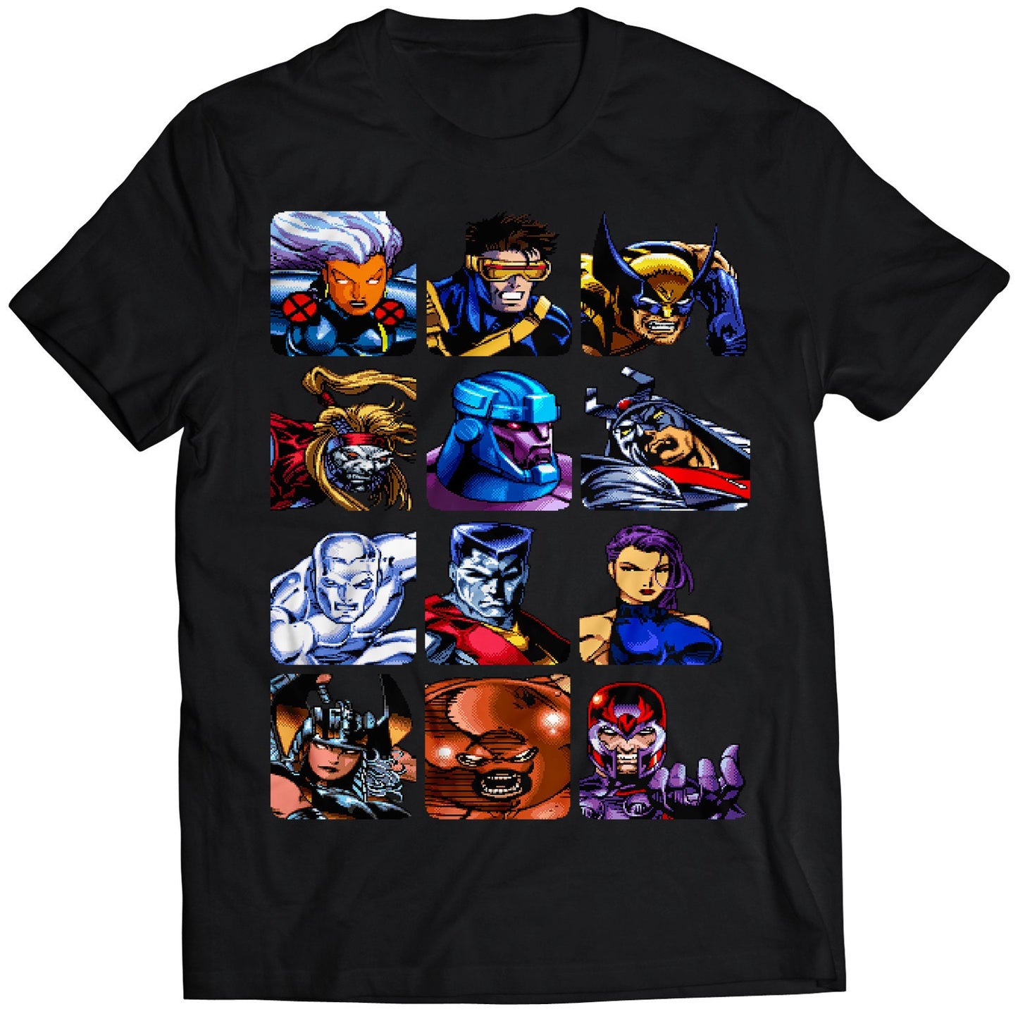 Mutants Children Of The Atom (COTA) Character Select Portraits Premium Unisex T-shirt