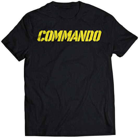 Commando Arcade Title Logo Premium Unisex T-shirt (Vectorized Design)