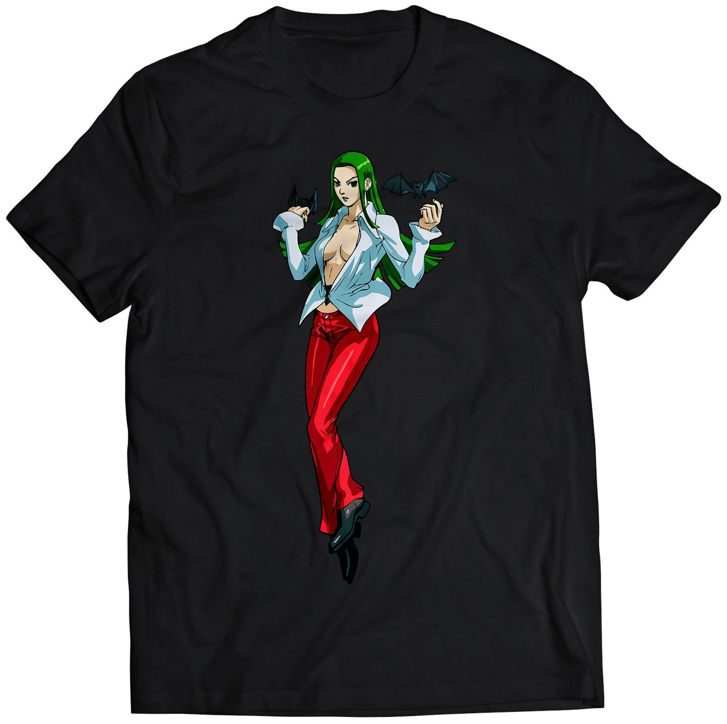 Morrigan SVC Card Fighter Premium Unisex T-shirt (Vectorized Design)