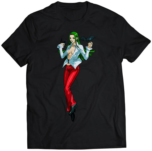 Morrigan SVC Card Fighter Premium Unisex T-shirt (Vectorized Design)