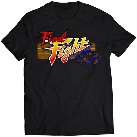 Final Fighting Arcade Title Logo Premium Unisex T-shirt (Vectorized Design)