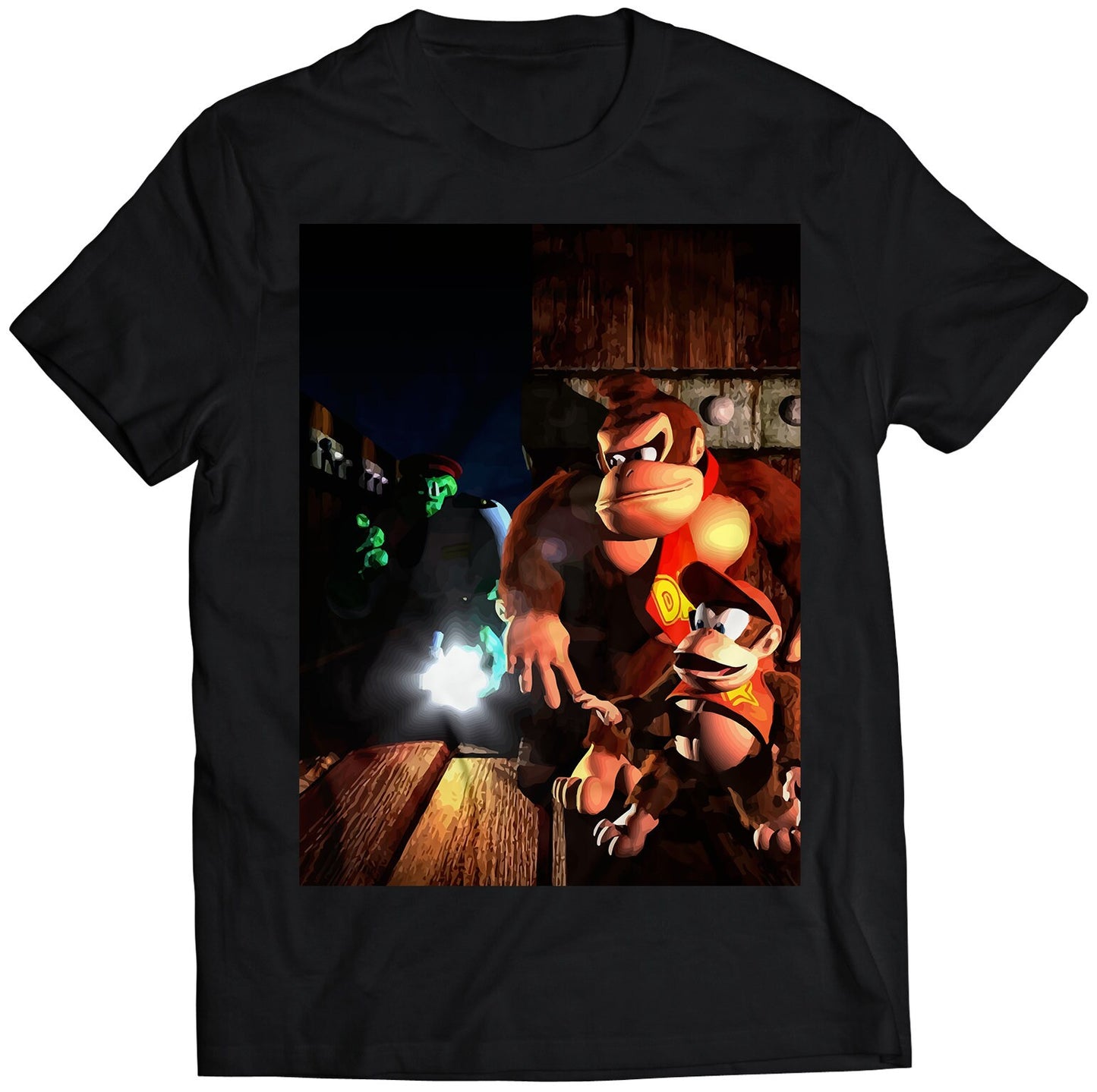 Stealth Donkey & Diddy Kong Premium Unisex T-shirt (Vectorized Design)