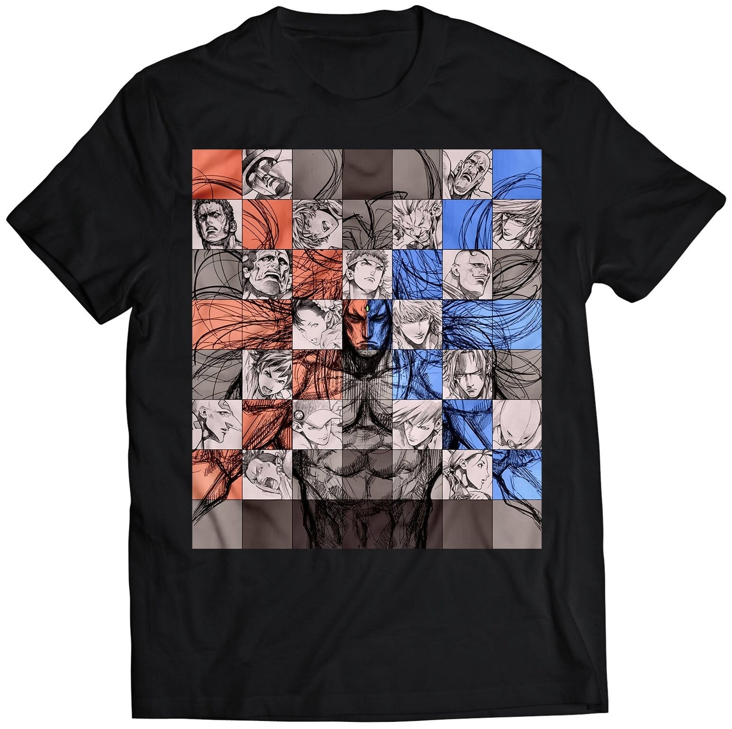 SF 3rd Strike Sketch Premium Unisex T-shirt (Vectorized Design)