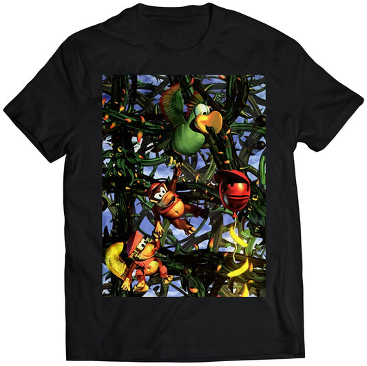 DKC2 Bramble Scramble Premium Unisex T-shirt (Vectorized Design)