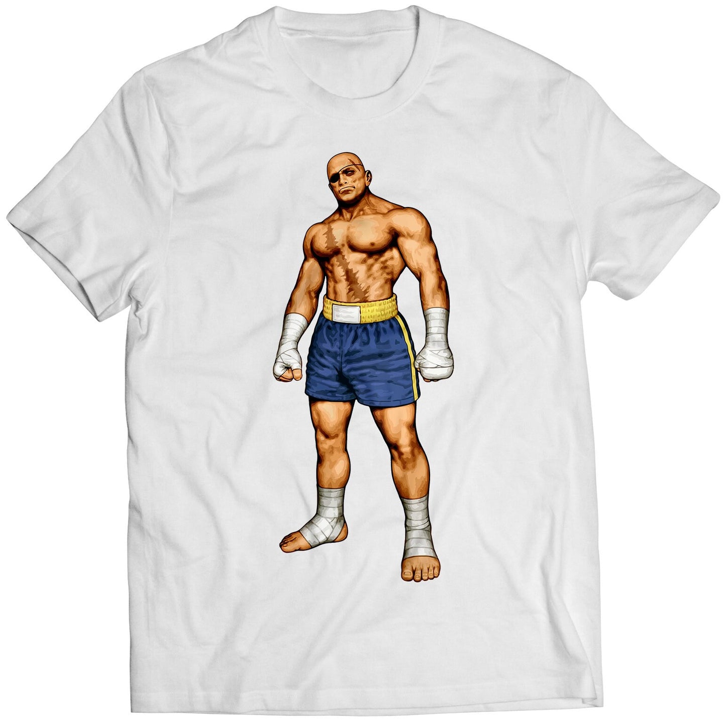 Sagat CVS1 Premium Unisex T-shirt (Vectorized Design)