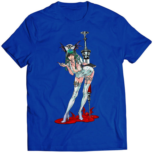 Nurse Morrigan Premium Unisex T-shirt (Vectorized Design)