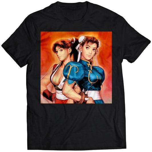 Chun Li & Mai Premium Unisex T-shirt (Vectorized Design)