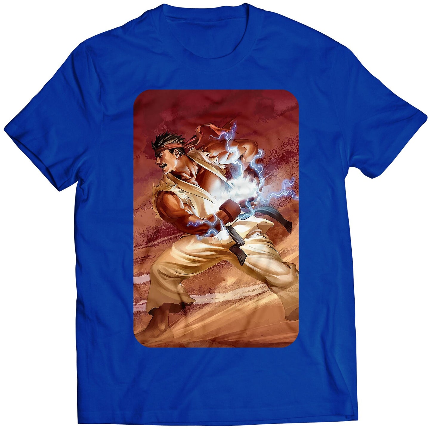 Ryu Street Fighter Comic Premium Unisex T-shirt (Vectorized Design)