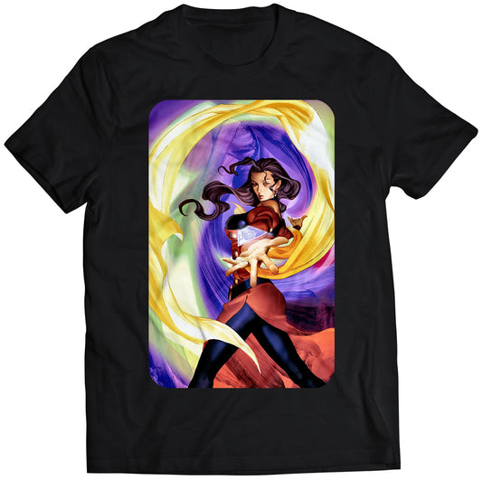 Rose Street Fighting Comic Premium Unisex T-shirt (Vectorized Design)