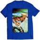 Guile Street Fighting Comic Premium Unisex T-shirt (Vectorized Design)