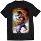 Evil Ryu Street Fighting Comic Premium Unisex T-shirt (Vectorized Design)
