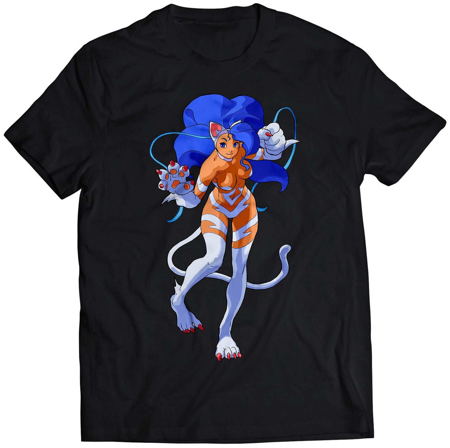 Felicia Vampire Daarkstalkers Premium Unisex T-shirt (Vectorized Design)