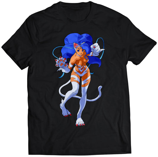 Felicia Vampire Daarkstalkers Premium Unisex T-shirt (Vectorized Design)