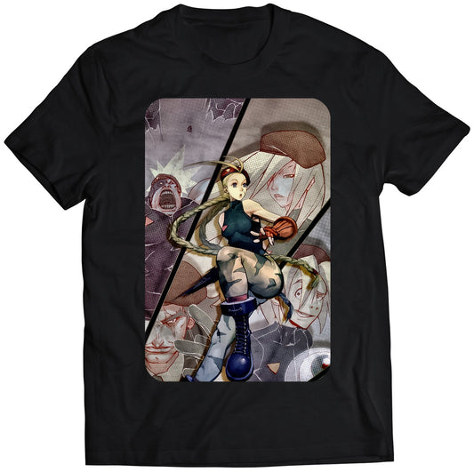 Cammy Family Street Fighter Premium Unisex T-shirt (Vectorized Design)