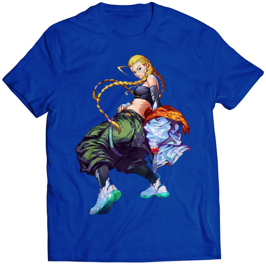 Cammy Musical Fighter Premium Unisex T-shirt (Vectorized Design)