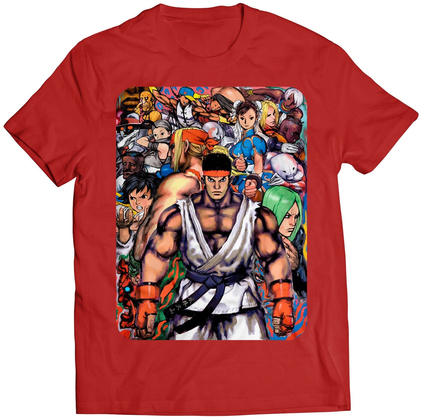 SF3: 3rd Strike Arcade Flyer Premium Unisex T-shirt (Vectorized Design)