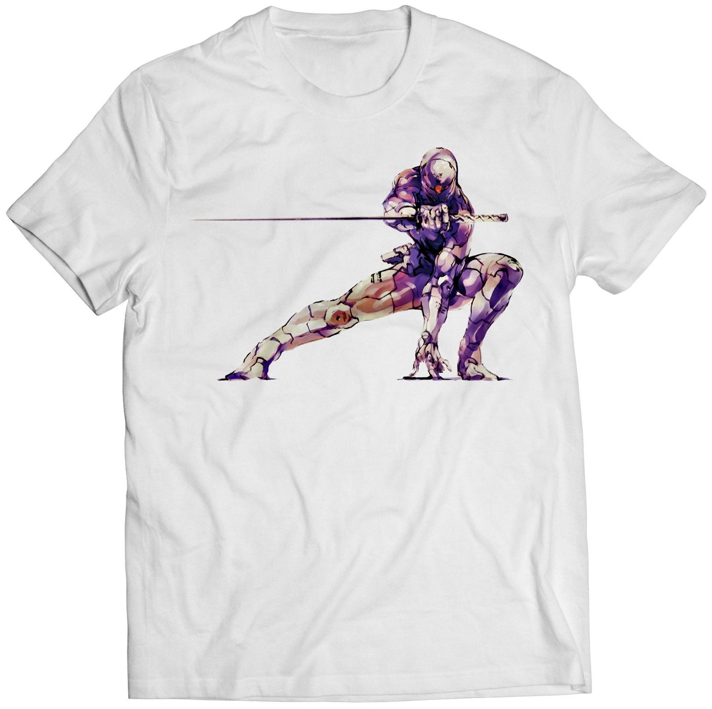 Grayfox Cyborg Ninja Frank Jaeger MGS Premium Unisex T-shirt (Vectorized Design)