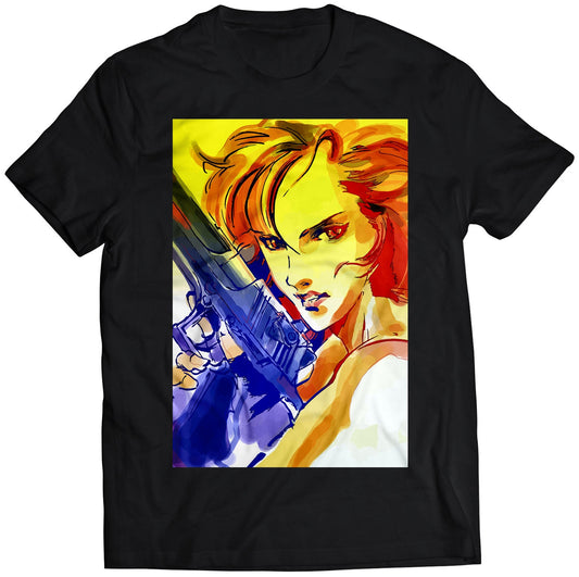 Meryl Silverburgh Portrait Premium Unisex T-shirt (Vectorized Design)