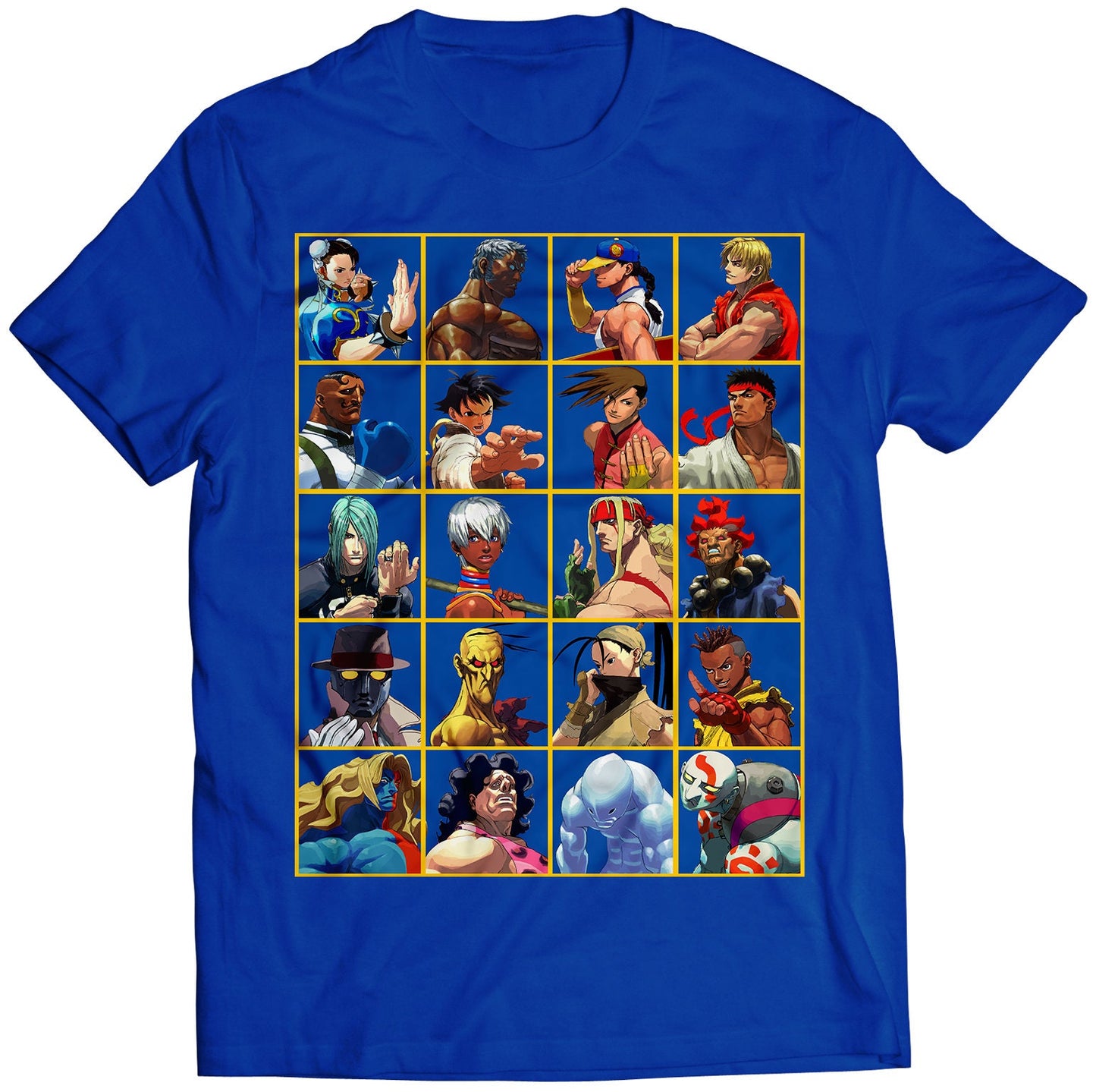 SF3: 3rd Strike 3s Collage Premium Unisex T-shirt (Vectorized Design)