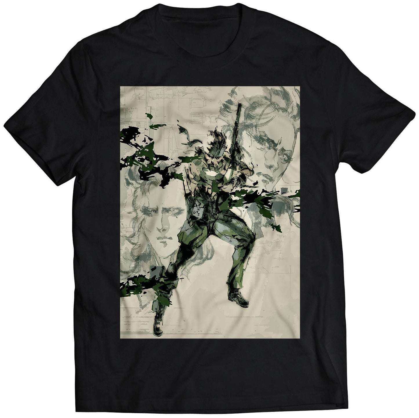 Big Boss MGS Snake Eater Premium Unisex T-shirt (Vectorized Design)