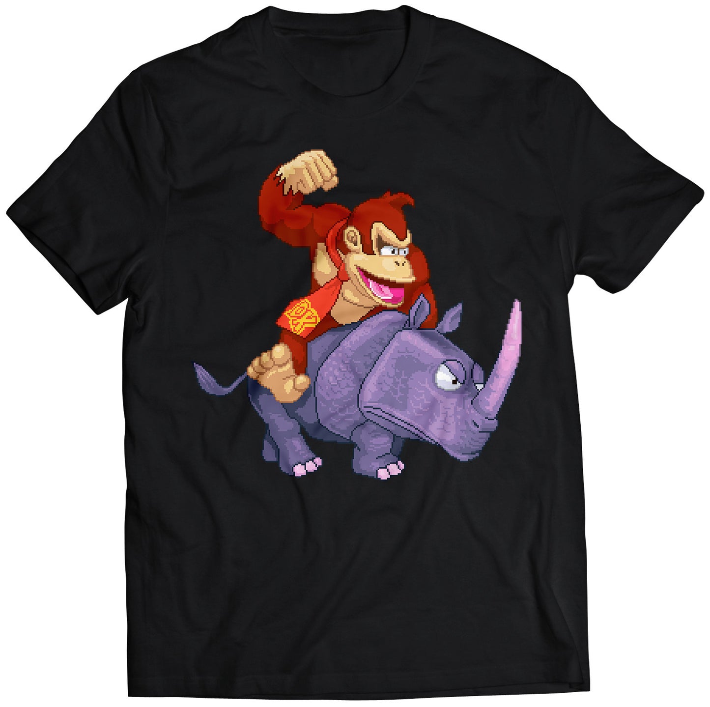DK Riding Rambi Rhino Premium Unisex T-shirt.