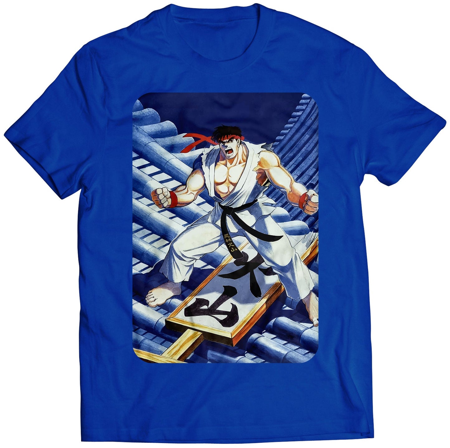 Ryu In Stage Street Fighting Premium Unisex T-shirt (Vectorized Design)