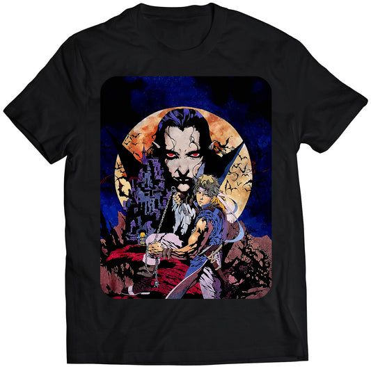 Castle Vania Dracula Super Famicom Premium Unisex T-shirt (Vectorized Design)