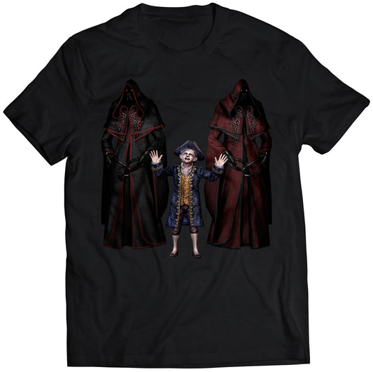 Ramon Salazar With his Hands Residence Evil 4 Premium Unisex T-shirt (Vectorized Design)