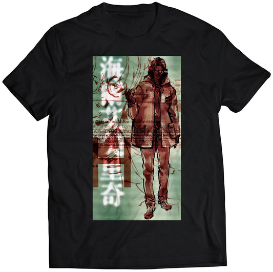 Otacon Hal Emmerich MGS1 MGS Premium Unisex T-shirt (Vectorized Design)