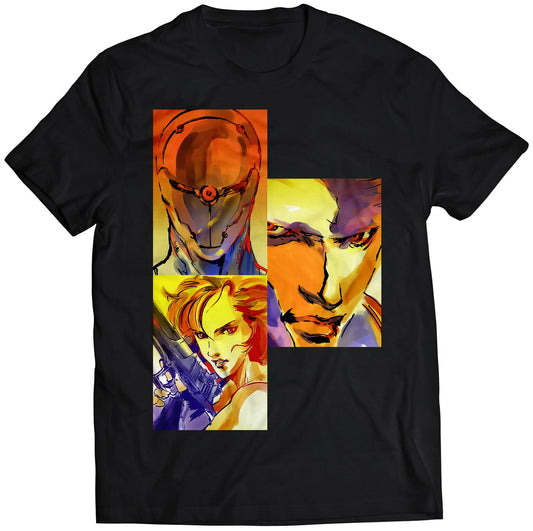 MGS Snake, Meryl, Grayfox Premium Unisex T-shirt (Vectorized Design)