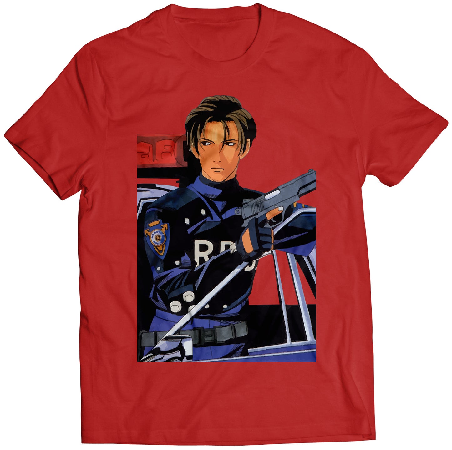 Rookie Cop Leon Survived RE2 Premium Unisex T-shirt (Vectorized Design)