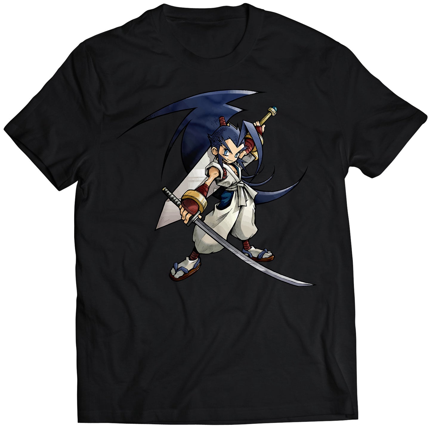 Brave Samurai Premium Unisex T-shirt V1 (Vectorized Design)