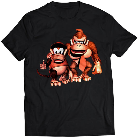 Donkey & Diddy Kong Thumbs Up Premium Unisex T-shirt (Vectorized Design)