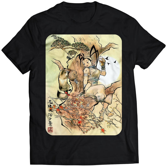 Ibuki Arcade Flyer Premium Unisex T-shirt (Vectorized Design)