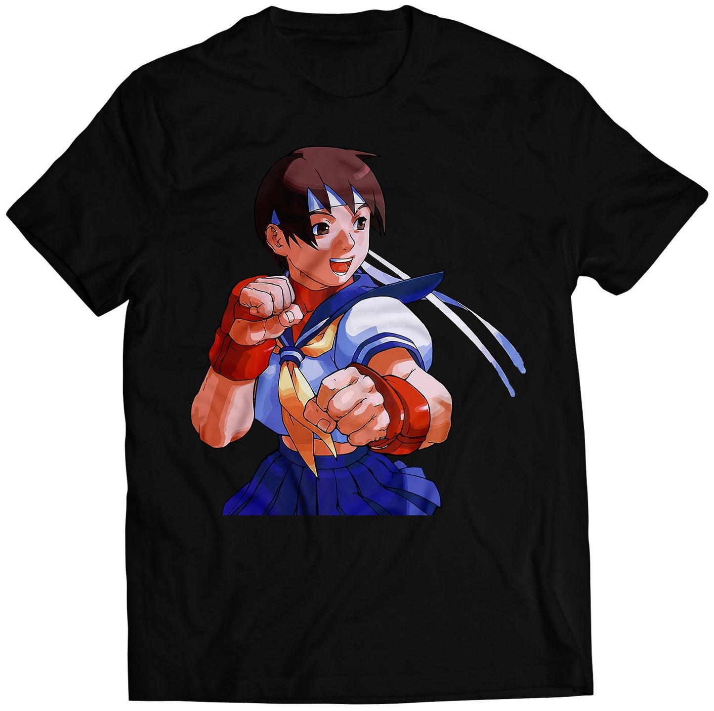 Sakura Kasugano Rivalry Schools Projectice Premium Unisex T-shirt (Vectorized Design)