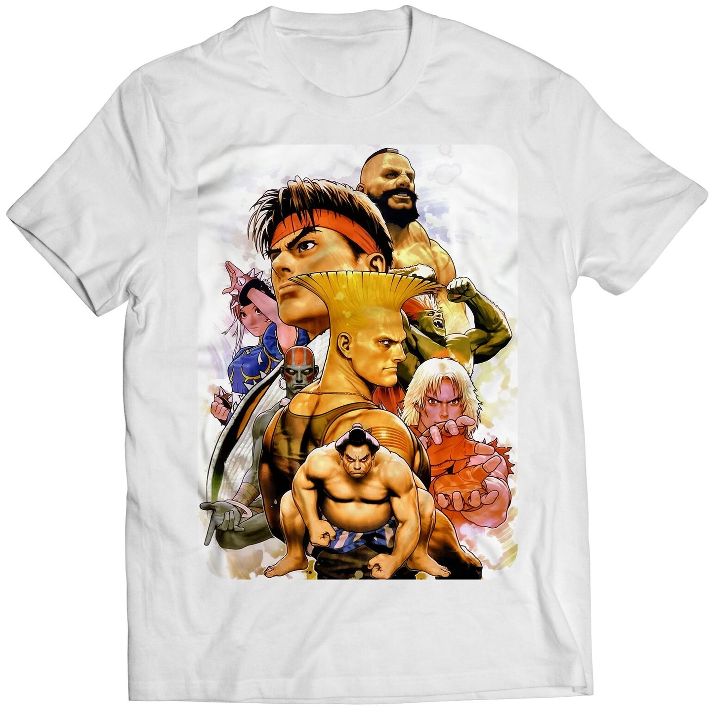 Street Fighting Comic World Warriors Premium Unisex T-shirt (Vectorized Design)