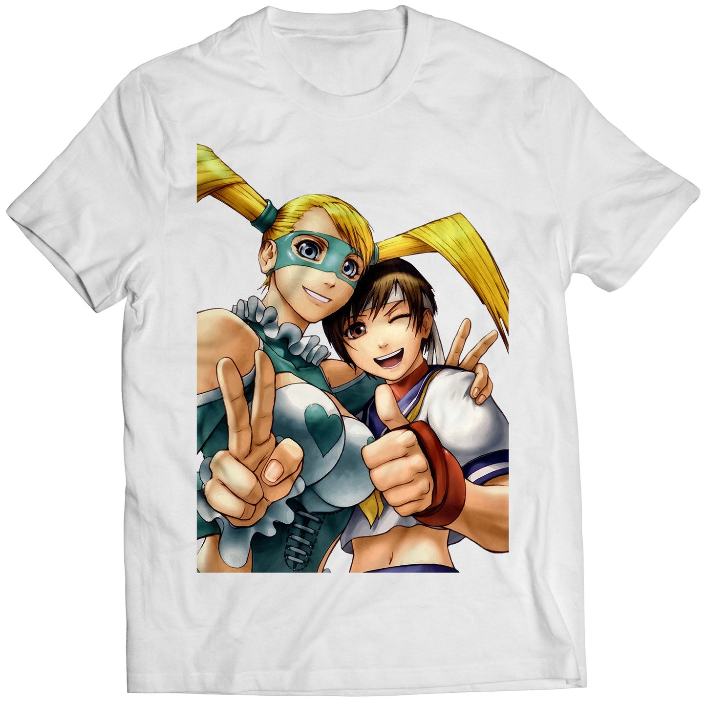 R Mika & Sakura Peace Premium Unisex T-shirt (Vectorized Design)