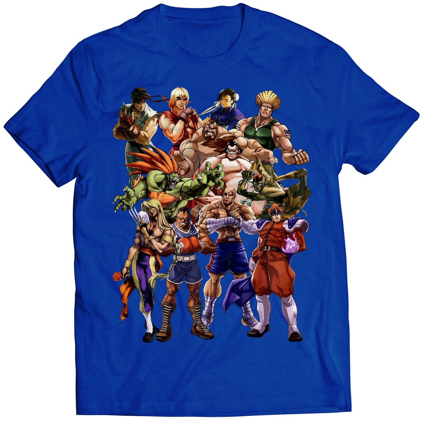 Street Fighting Comic Champions Premium Unisex T-shirt (Vectorized Design)