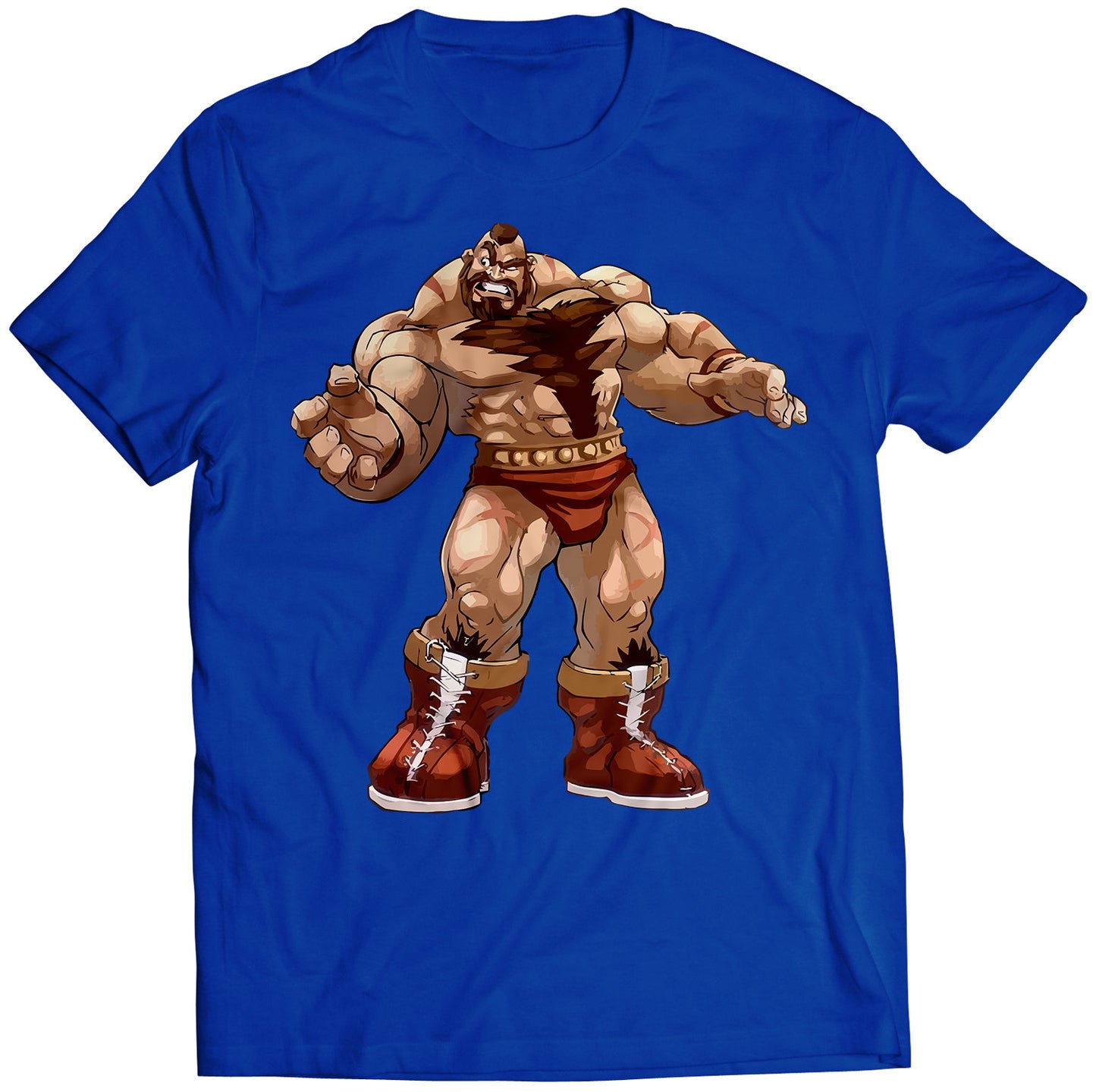 Zangief Comic Street Fighting Premium Unisex T-shirt (Vectorized Design)