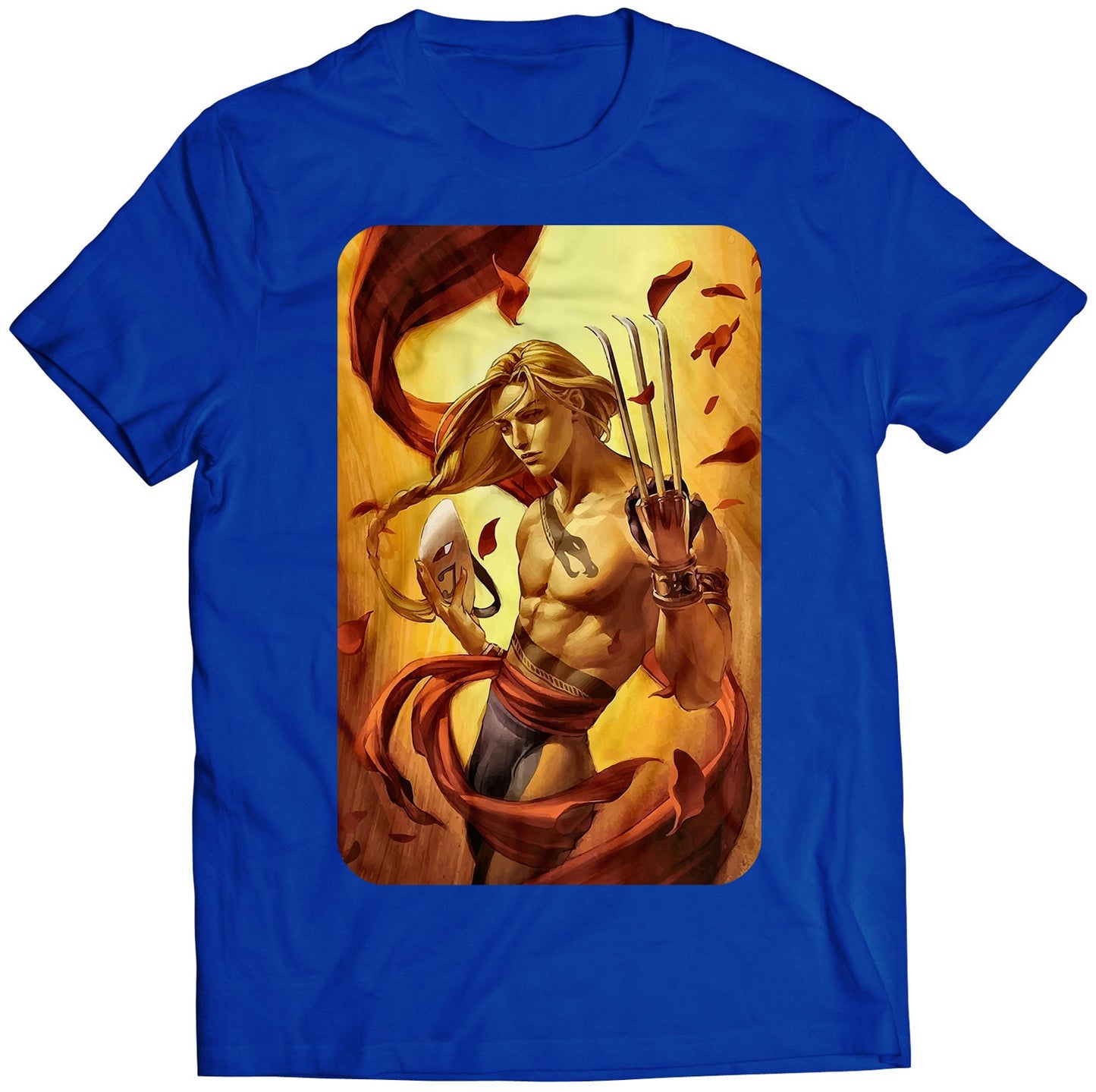 Vega Balrog Street Fighting Comic Premium Unisex T-shirt (Vectorized Design)