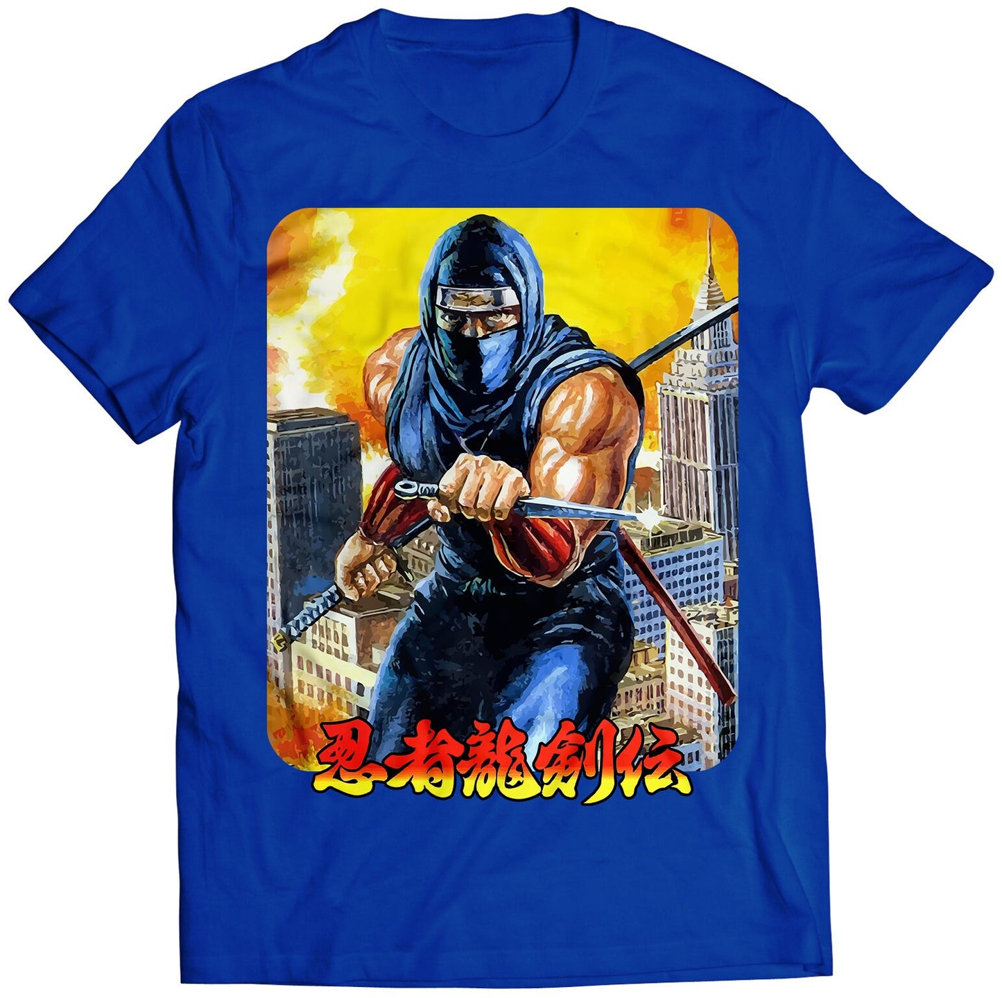 Ryukenden Ryu Hayabusa Japanese Title Premium Unisex T-shirt (Vectorized Design)