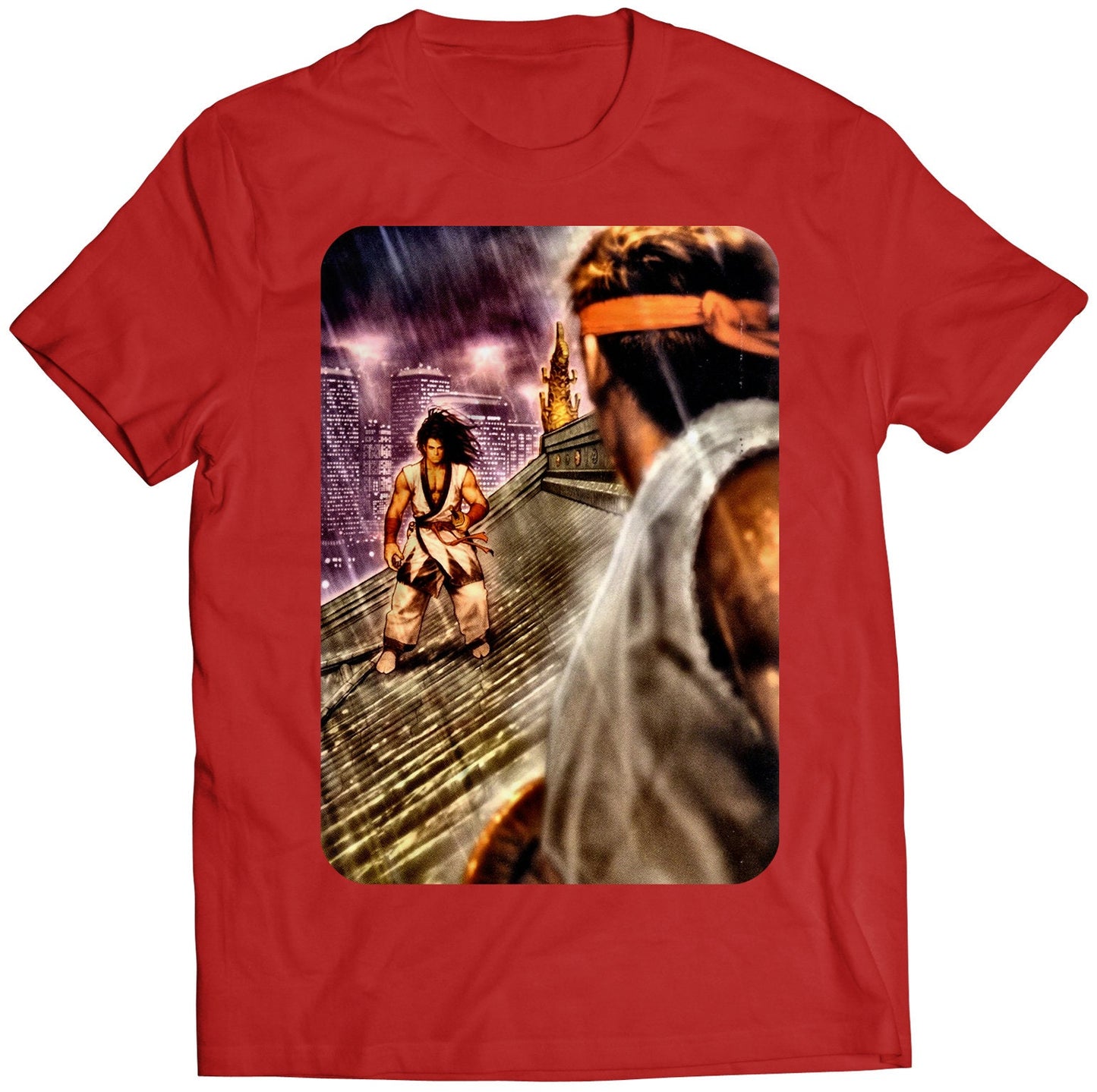 Ryu VS Haohmaru CVS2 CVS2 Japanese Cover Premium Unisex T-shirt.