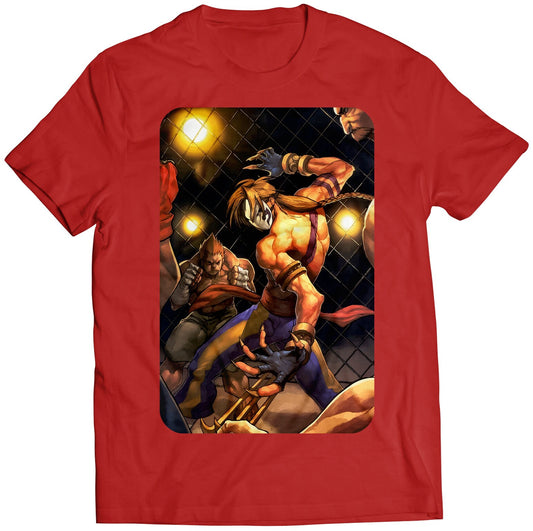 Vega Claw Cage Street Fighter Premium Unisex T-shirt (Vectorized Design)