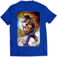 Evil Ryu Street Fighting Comic Premium Unisex T-shirt (Vectorized Design)