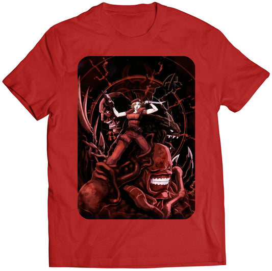 Jill Valentines VS Nemesis & Super Tyrant Premium Unisex T-shirt (Vectorized Design)