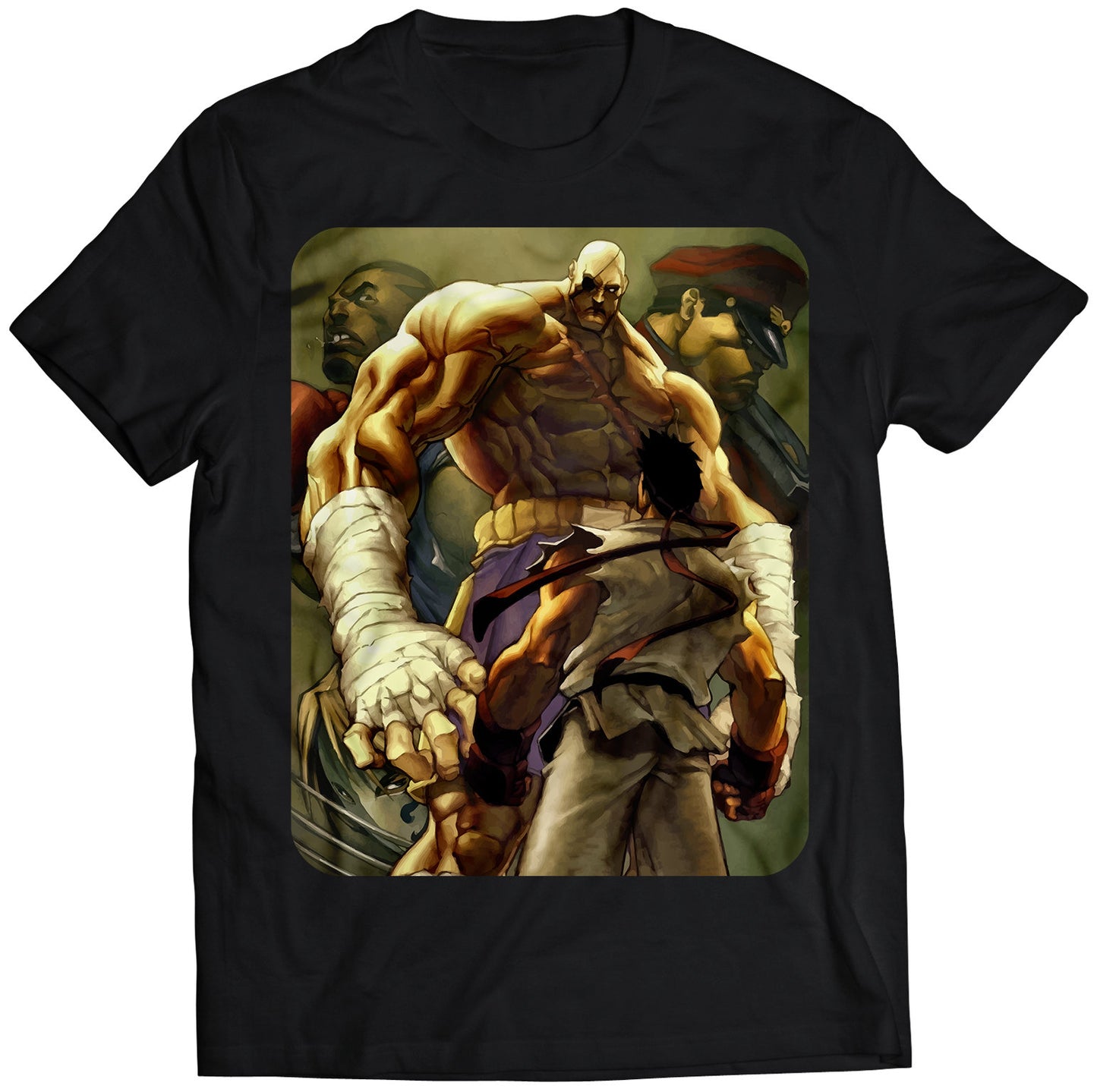 Ryu VS Shadaloo Premium Unisex T-shirt (Vectorized Design)