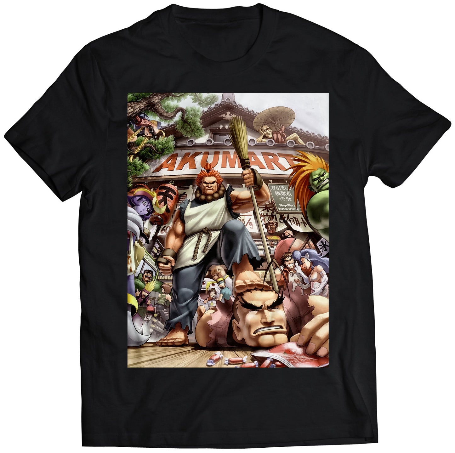 Akumart Street Fighter Premium Unisex T-shirt (Vectorized Design)